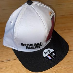 Miami Heat Basketball Flatcap Cap/Hat
